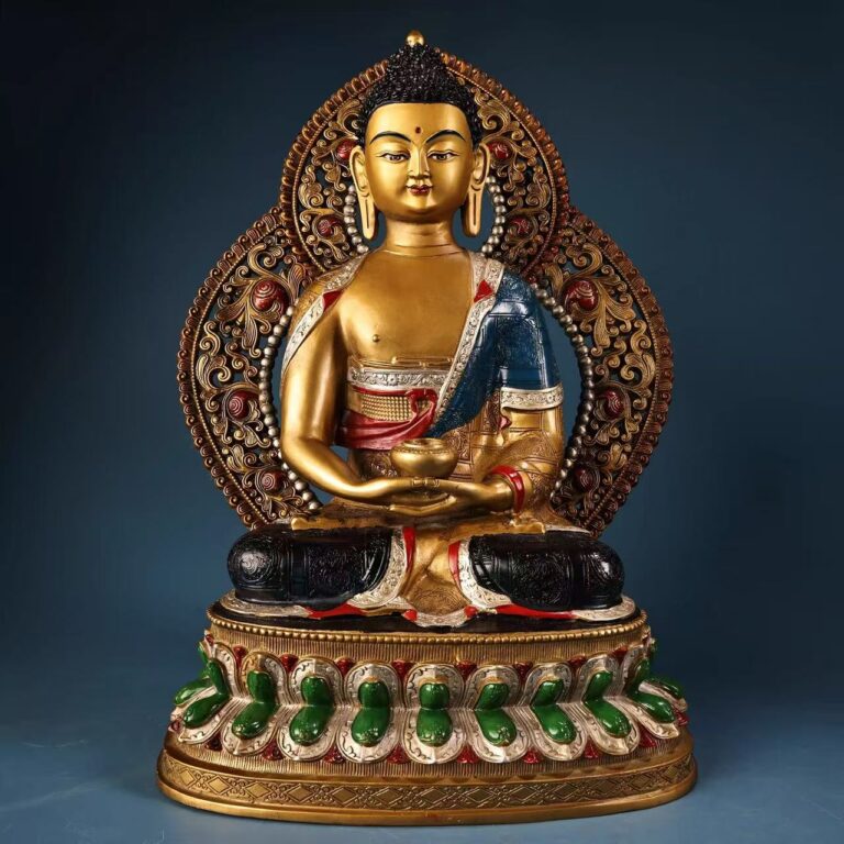 Fine Copper Amitayus Buddha Statue