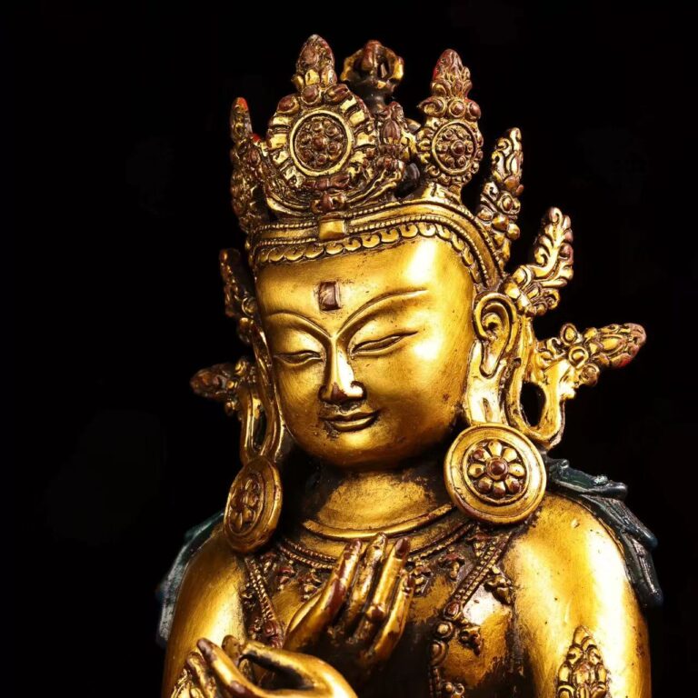 Sacred Vajradhara (also known as Dorje Chang in Tibetan) Buddha statue benefits all beings