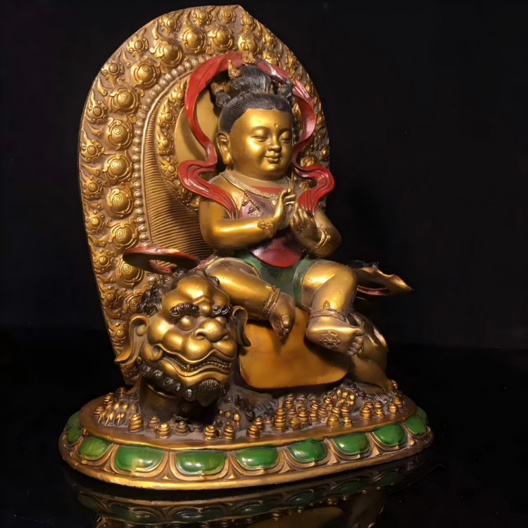 Manjushri with Childlike Demeanor & Supreme Wisdom