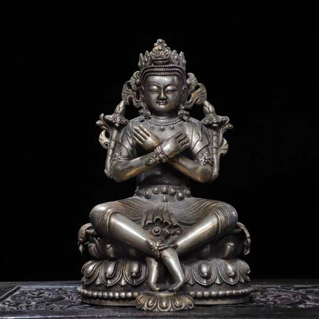 Silver-Gilt Vajradhara01 Silver-Gilt Copper Vajradhara - Image 1