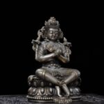 Silver-Gilt Copper Vajradhara - Image 3