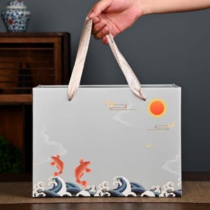10-Piece Carp Leaping Over the Dragon Gate Dehua Blanc de Chine Tea Set