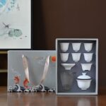 Premium 10-piece Dehua White Porcelain tea set