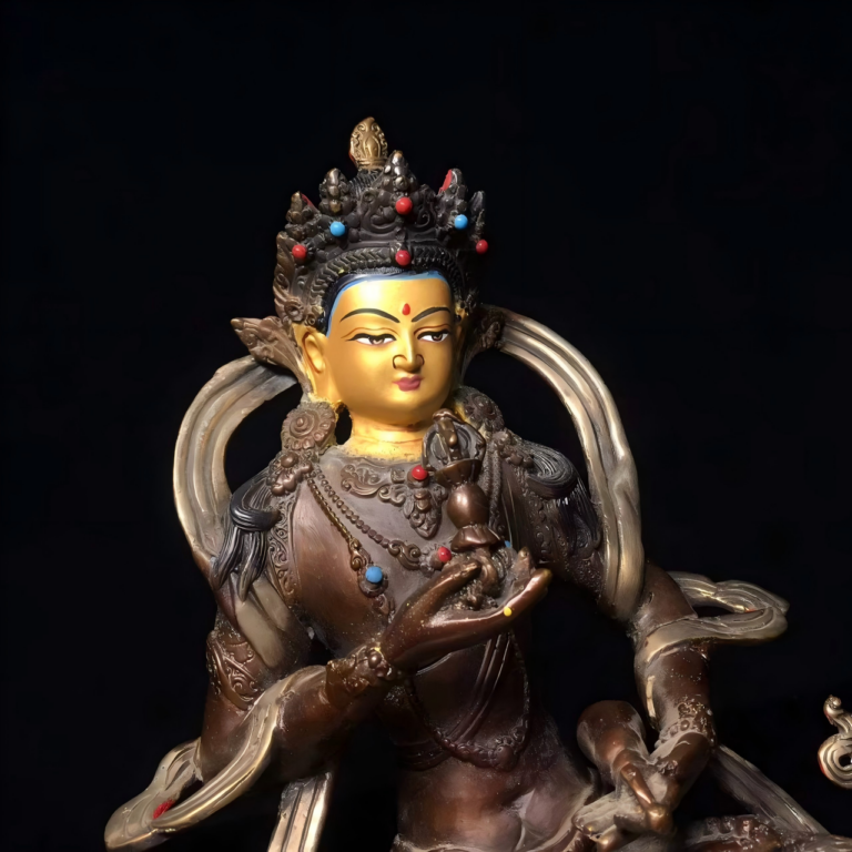 Vajrasattva is the emanation of the Primordial Buddha Samantabhadra