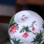 National Treasure Cup Set of Wufu (Five Blessings) – Imperial Kiln Reproduction - Image 6