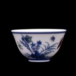 Suite of Cups Embodying Ming Chenghua‑Era Blue‑and‑White and Doucai Porcelain Aesthetics (National Treasure Legendary Cup Ensemble) - Image 4
