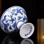 Suite of Cups Embodying Ming Chenghua‑Era Blue‑and‑White and Doucai Porcelain Aesthetics (National Treasure Legendary Cup Ensemble) - Image 6