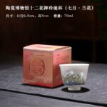Emperor Kangxi Blue‑and‑White Wucai Twelve‑Month Floral God Cups - Image 8