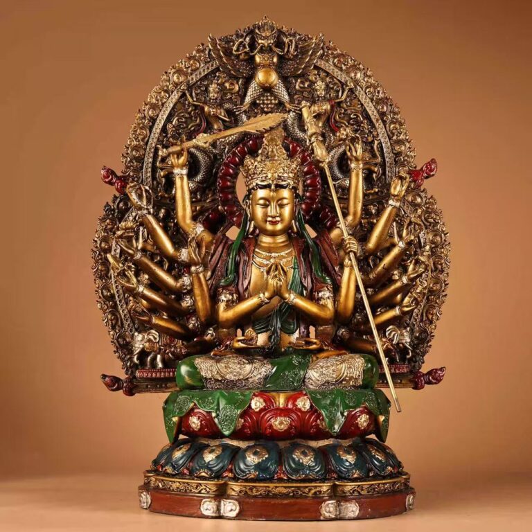 Eighteen-Armed Form with Ritual Implements