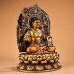 Archaistic Tang Acala sculpture tea incense vintage slow living focus aesthetic decor