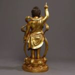 Antique gilded Birth Buddha engraved with Yongle dedicatory inscription on the reverse