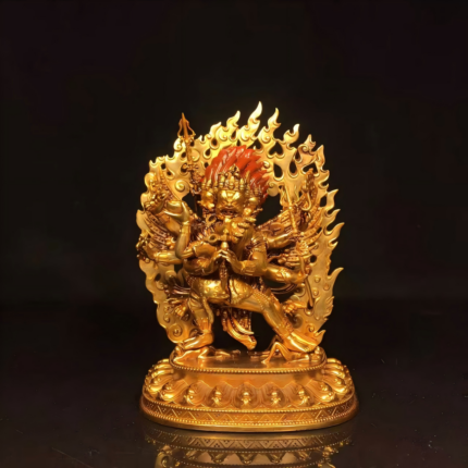 Ming and Qing Sino-Tibetan style Vajrakilaya statue