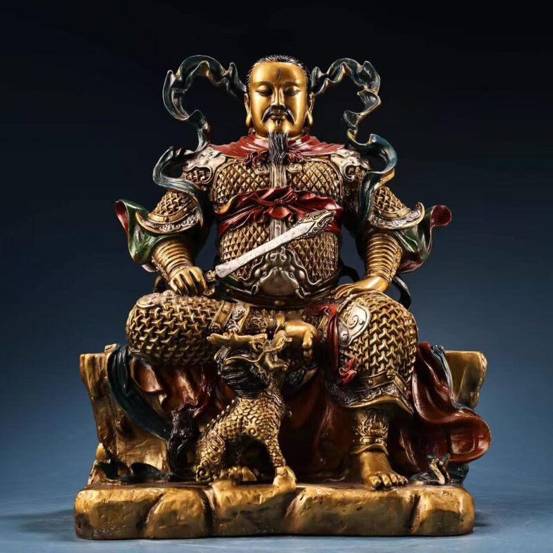 Emperor Zhenwu/Xuanwu holds a seven-star demon-subduing divine sword