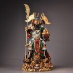Five Dragons Five Banners Lord Guan Statue