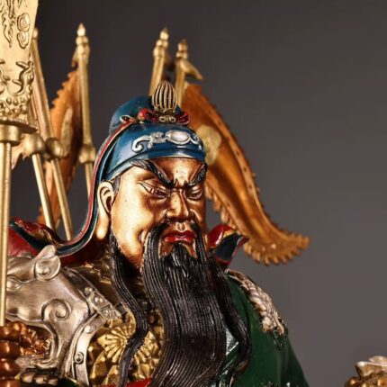Lord Guan with Upright Guandao and Treasure Bowl