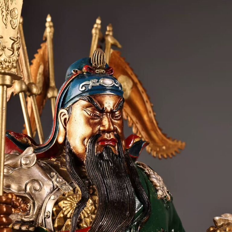Lord Guan with Upright Guandao and Treasure Bowl