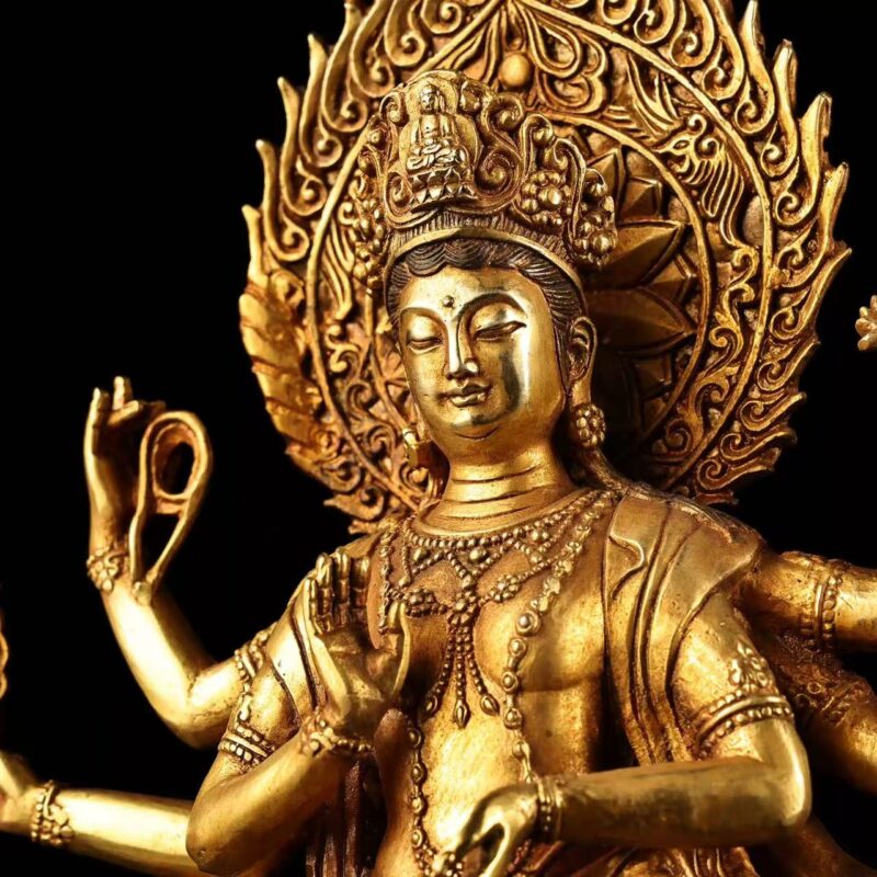 Eight-Armed Kwan-yin Form with Ritual Implements