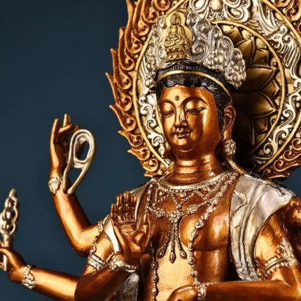 Han-Style / Chinese Buddhist Style Kwan-yin bronze statue