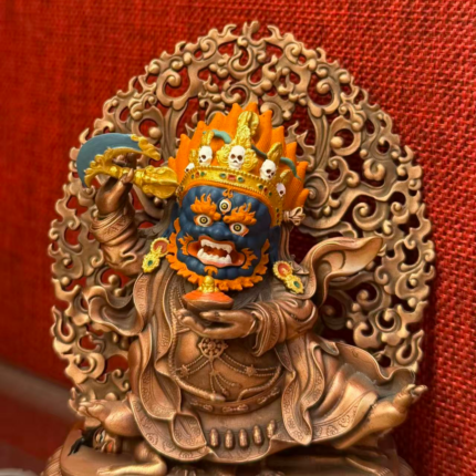 Mini-sized Mahakala Statue