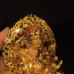 Eastern Classical Art: Two-Armed Mahakala Statue, High-End Furnishing for Meditation Space