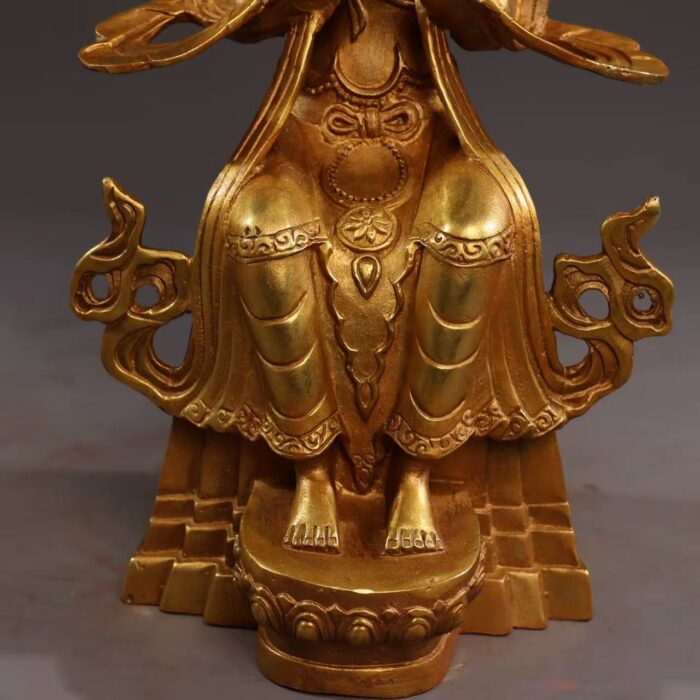 Maitreya/Jampa seated in legs-pendent posture