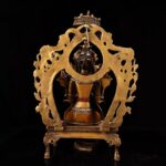 Mineral polychrome archaistic Maitreya anxiety relief yoga mind-body healing worship Buddha