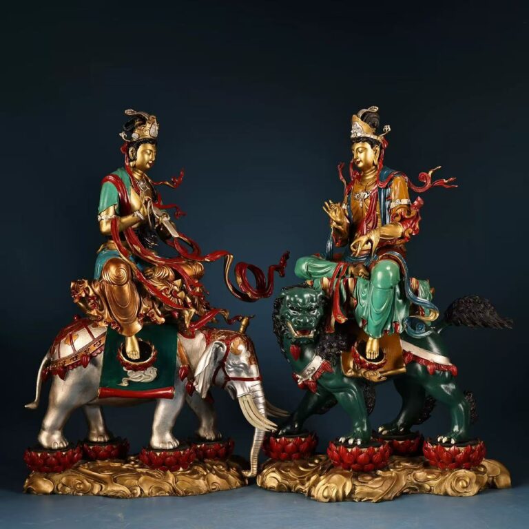 Manjushri and Samantabhadra Bodhisattvas