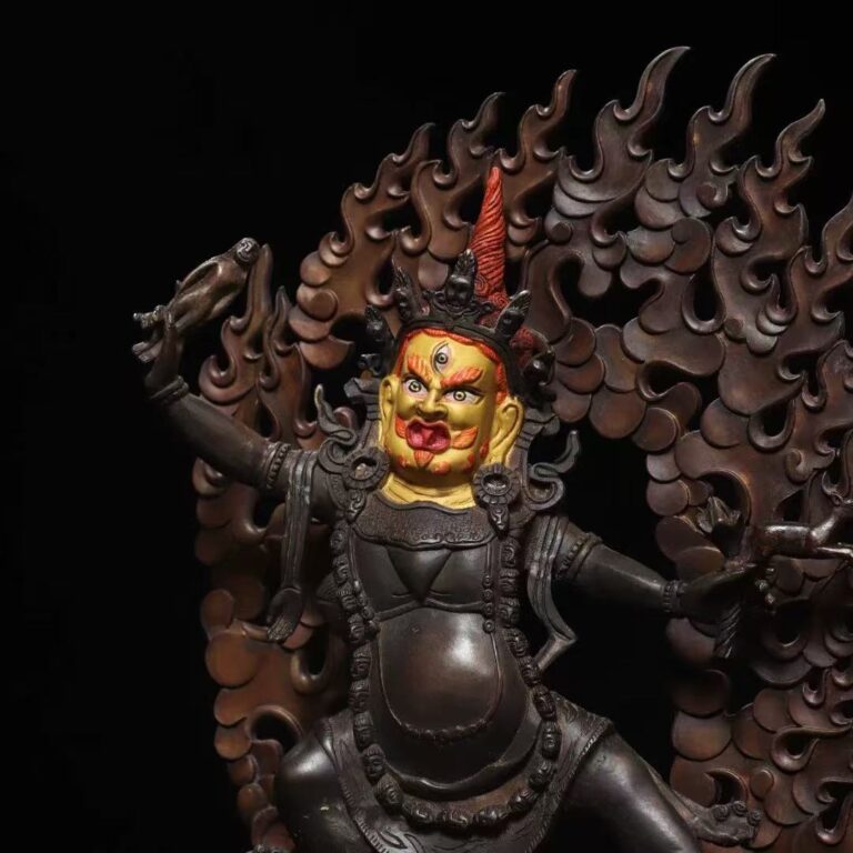 Copper Painted Wrathful Vajrapani