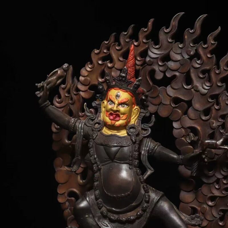 Copper Painted Wrathful Vajrapani