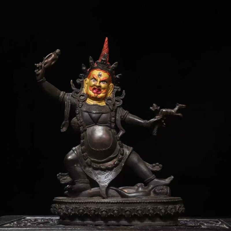 Vajrapani Bodhisattva is also known as Secred Lord-Tibetan Dharma Protector Yidam