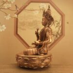 Gelug Nyingma Sakya Kagyu shared Vajrasattva bronze yidam statue karma purification practice