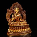 Gild bronze Tibetan style Vajrasattva sculpture