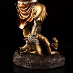 Zhong Kui Treading Demon Bronze Statue