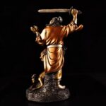 ghost subduing Zhong Kui sculpture