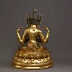 Auction matching craft Sino-Tibetan Avalokiteshvara chief of Three Tibetan Protectors