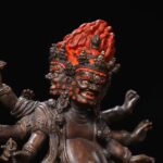Wrathful Six-Armed Mahakala - Collectible Statue for Western Buddhist Practitioners