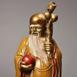 Longevity Peach & Dragon-headed Staff