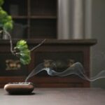 portable censer with chinese features, antique bronze finish