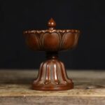 Archaistic Bronze Lotus Pagoda Form Censer