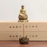 Archaistic Bronze Miniature Lotus Form Censer - Image 3
