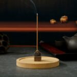 Two Antique-Style Mini Bronze Incense Holders: Coin-Shaped & Auspicious Cloud-Shaped Ruyi-Scroll Models - Image 2